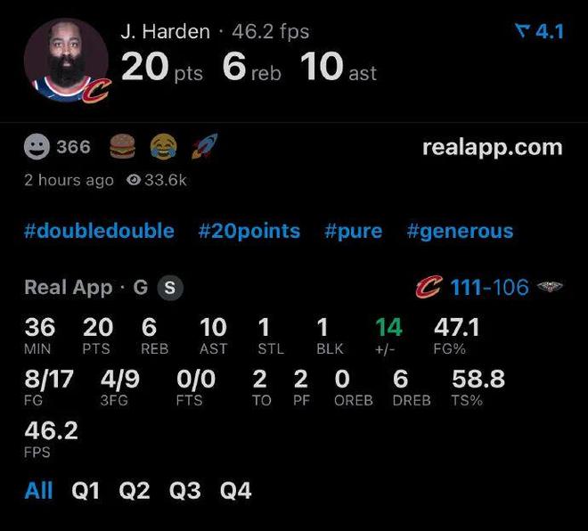 加兰41+11+7三分创快船队史纪录 快船双星联手送独