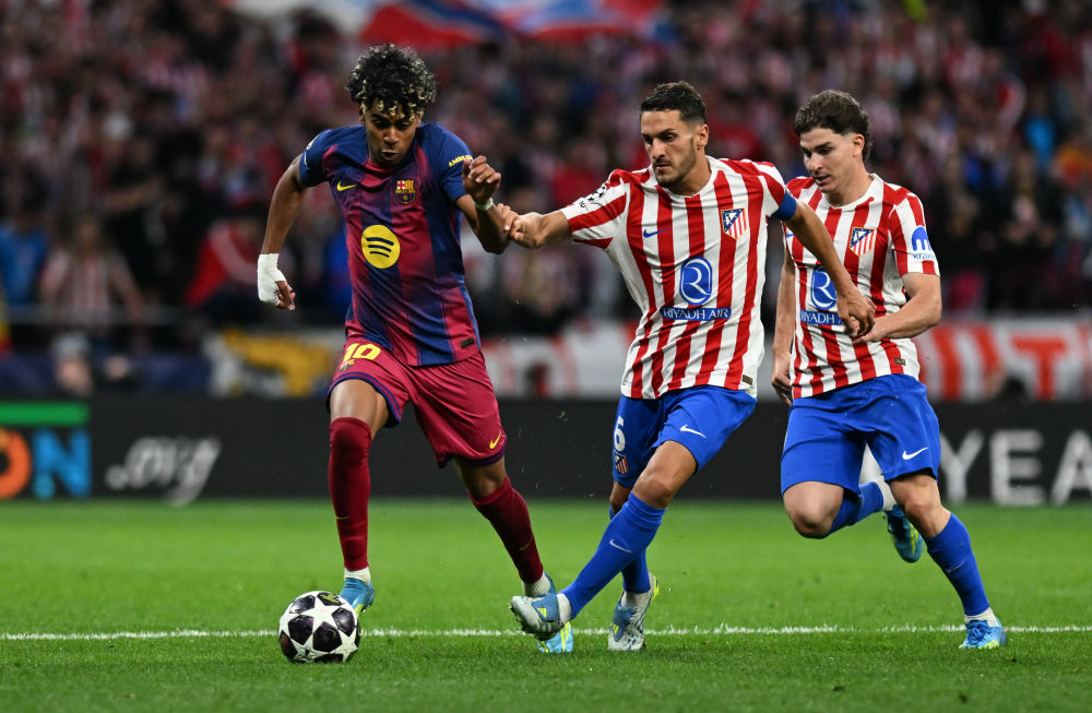 巴萨遭马竞淘汰止步八强 巴黎圣日耳曼晋级半决